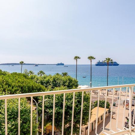 Vue Mer Exceptionnelle Sur Plage Du Midi En 1Re Ligne- 2 Chambres Cannes Kültér fotó