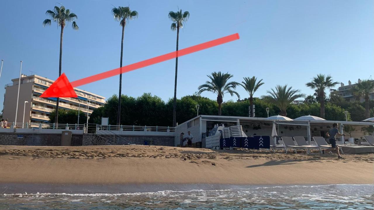 Vue Mer Exceptionnelle Sur Plage Du Midi En 1Re Ligne- 2 Chambres Cannes Kültér fotó