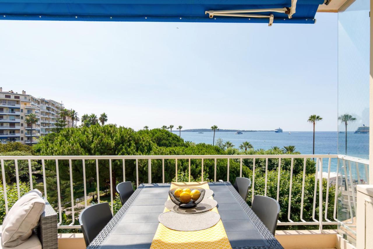 Vue Mer Exceptionnelle Sur Plage Du Midi En 1Re Ligne- 2 Chambres Cannes Kültér fotó